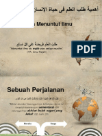 Pentingnya Menuntut Ilmu