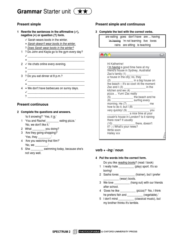 Spectrum TRD2 GV Starter 2 | PDF | Human Communication | Cognitive Science