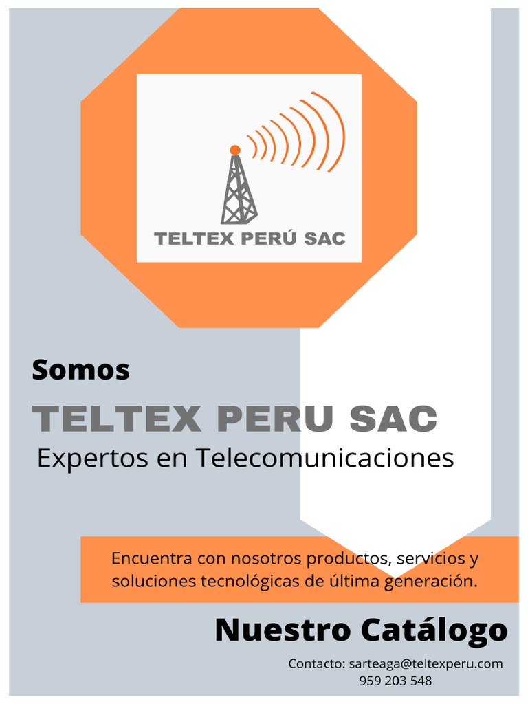 TELTEX PERU SAC - CATALOGO 2022 (003) X | PDF