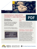 PD-WT-16L Indigenous Linguistic Diversity and Revitalization