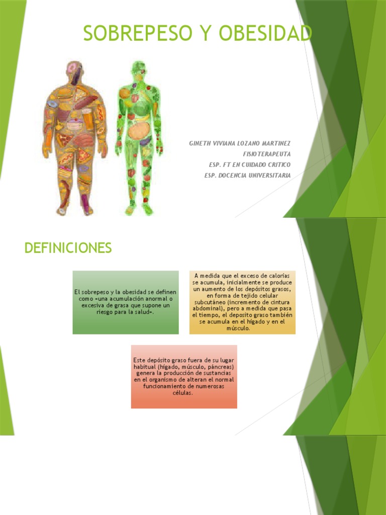 Patologia. Sobrepeso y Obesidad | PDF | Obesidad | Índice de masa corporal