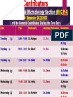 Practical Microbiology Sections Contributors