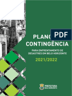 Plano de Contingência de Belo Horizonte para Enfrentamento de Desastres 2021-2022