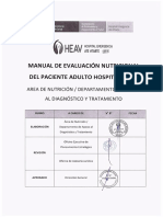 2.manual de Evaluación Nutricional Del Paciente Adulto Hospitalizado PDF