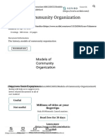 Model of Community Deveopment