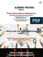 #9 Project Human Resource Management