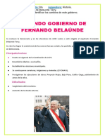 Segundo Gobierno de Fernando Belaúnde
