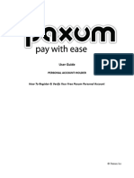 Paxum Personal Verification