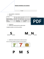 Prueba Informal de Avances 1 - 2