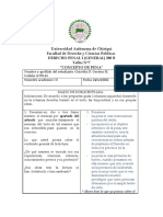 Taller #7 Diario de Doble Entrada CONCEPTO DE PENA - Penal General