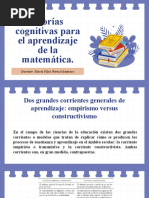 05-09 Teorías Cognitivas para El Aprendizaje de La Matemática.