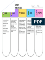 Colorido Plano Atención Plena Aprendizaje Social y Emocional Calendario de Plan de Lecciones Semanal