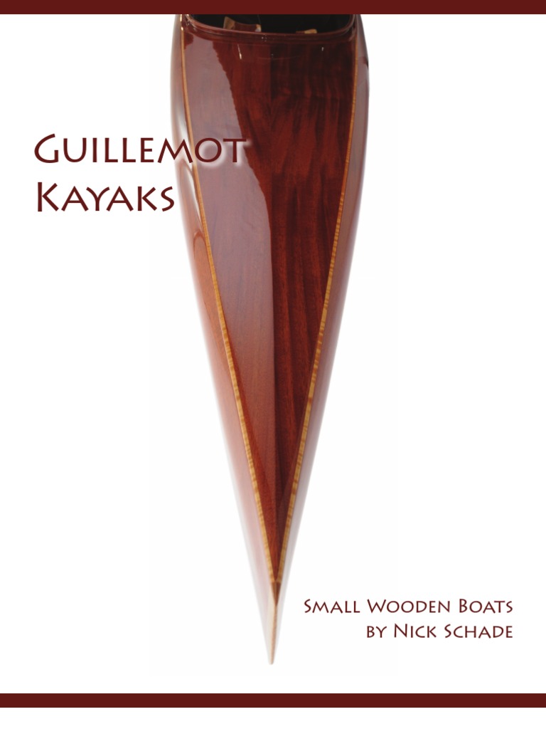 Guillemot Kayaks Custom Boat Catalog 2011 Kayak Fiberglass