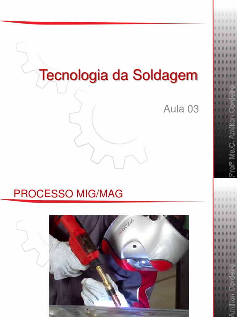 TS - Aula 03 MIG-MAG | PDF | Liga | Corrente elétrica