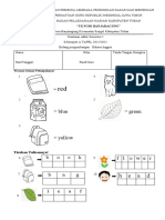 Penilaian Semester 1 Bahasa Inggris