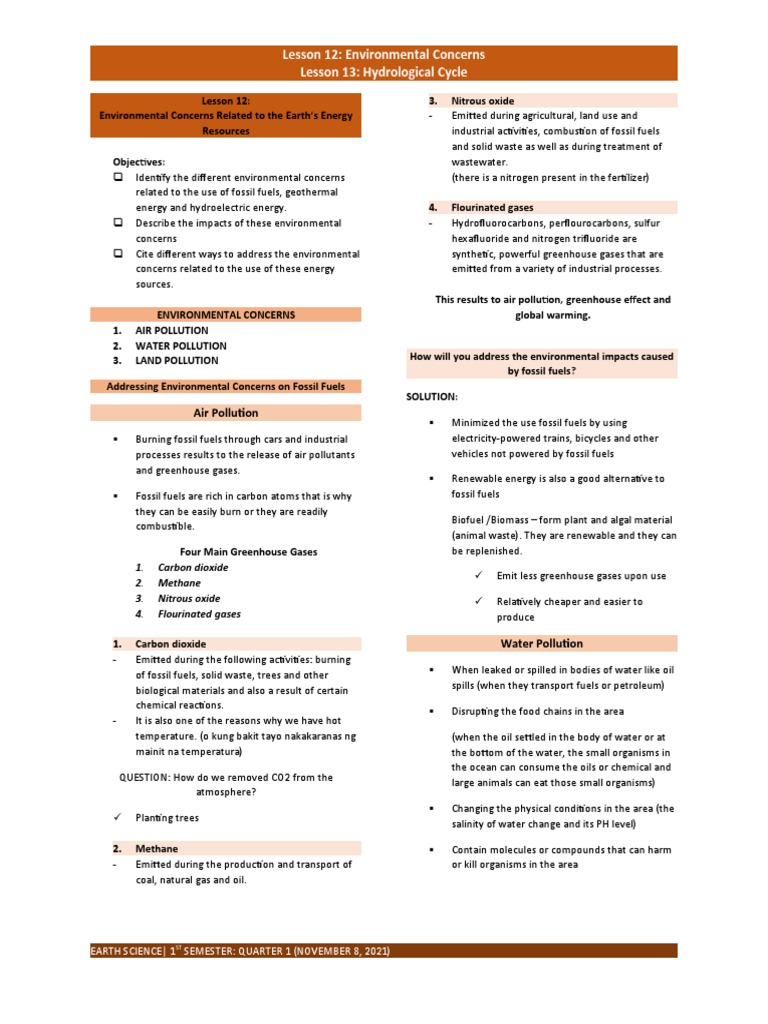 Environmental Impact of Energy Sources | PDF | Water | Fuels