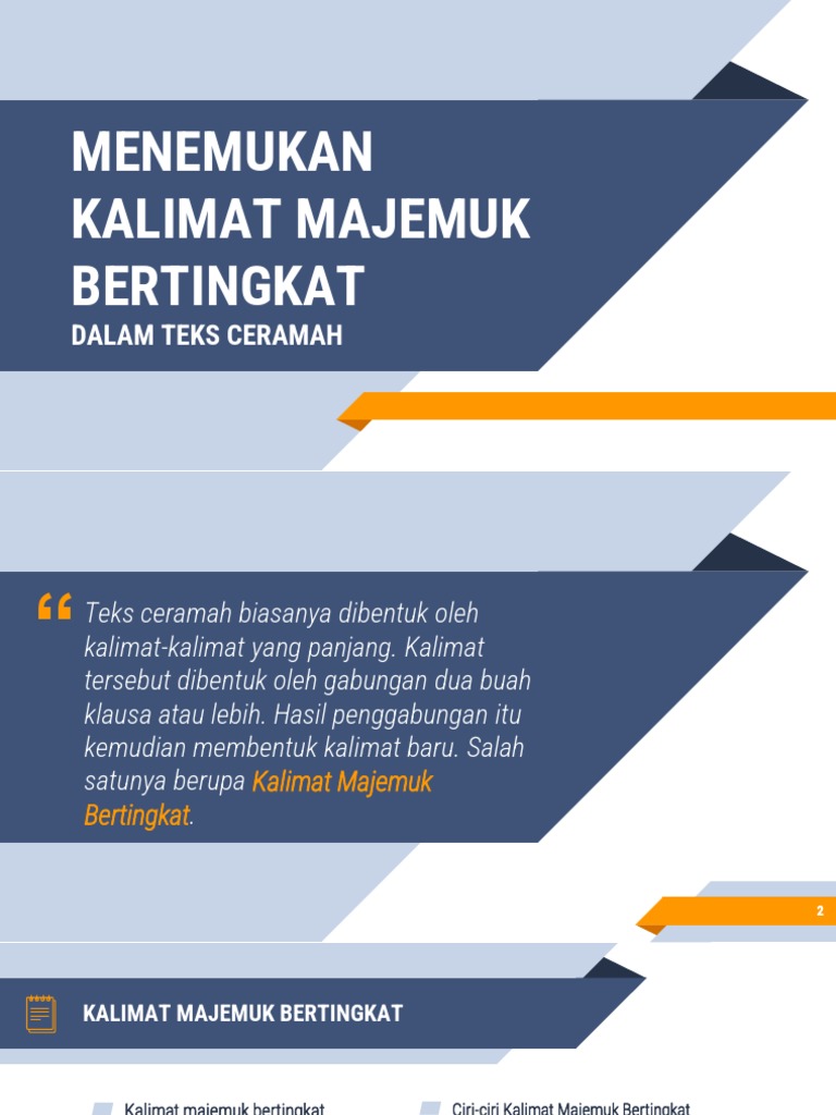 Materi 10 Jenis Kalimat Majemuk Bertingkat PDF