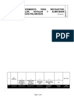 PO-MA-01 MANEJO DE RESIDUOS PELIGROSOS Rev 01 Corregido