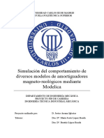 Simulación Del Comportamiento de Diversos Modelos de Amortiguadores Magneto-Reológicos Mediante Modelica