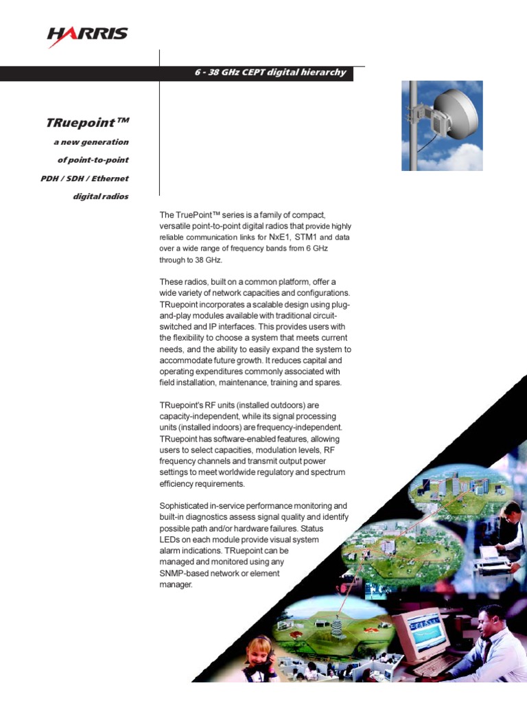 Truepoint : 6 - 38 GHZ Cept Digital Hierarchy | PDF | Radio | Computer ...