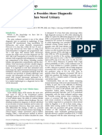 El Examen de Sedimento de Orina Proporciona Más Información Diagnóstica en AKI Que Biomarcadores. 2022