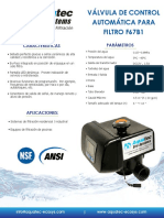 Aquatec Ecosystems Valvula Automatica Filtro F67B1