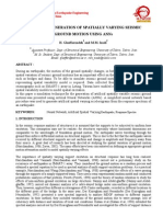 Artificial Generation of Spatially Varying Seismic Ground Motion Using Anns