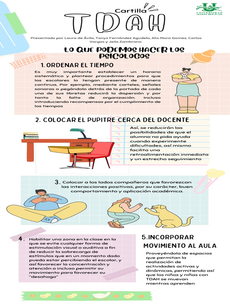 Estrategias para el Aula con TDAH | PDF | Desorden hiperactivo y ...