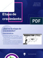 Etapa de Crecimiento de Un Producto