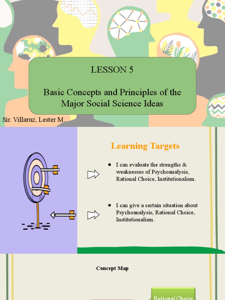 LESSON 5 - Basic Concepts and Principles of The Major Social Science ...
