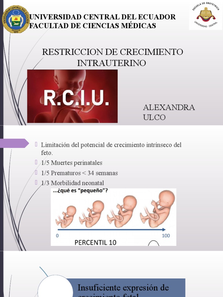 RCIU | PDF | El embarazo | Parto
