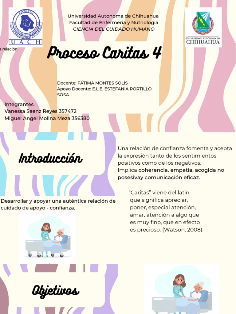 Proceso Caritas de Jean Watson | PDF | Empatía | Enfermería