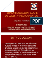 Toxicidad Termorregulacion