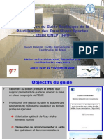 Présentation Du Guide Technique de La Réutilisation Des Eaux Usées Epurées - Etude ONEP / FAO