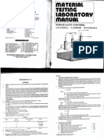 Material Testing - Laboratory Manual