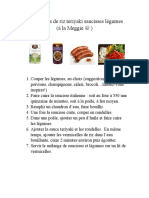 Vermicelles de Riz Teriyaki Saucisses Légumes (À La Meggie )