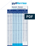 Argyll Ferries Timetable Download