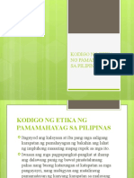 Kodigo NG Etika NG Pamamahayag Sa Pilipinas