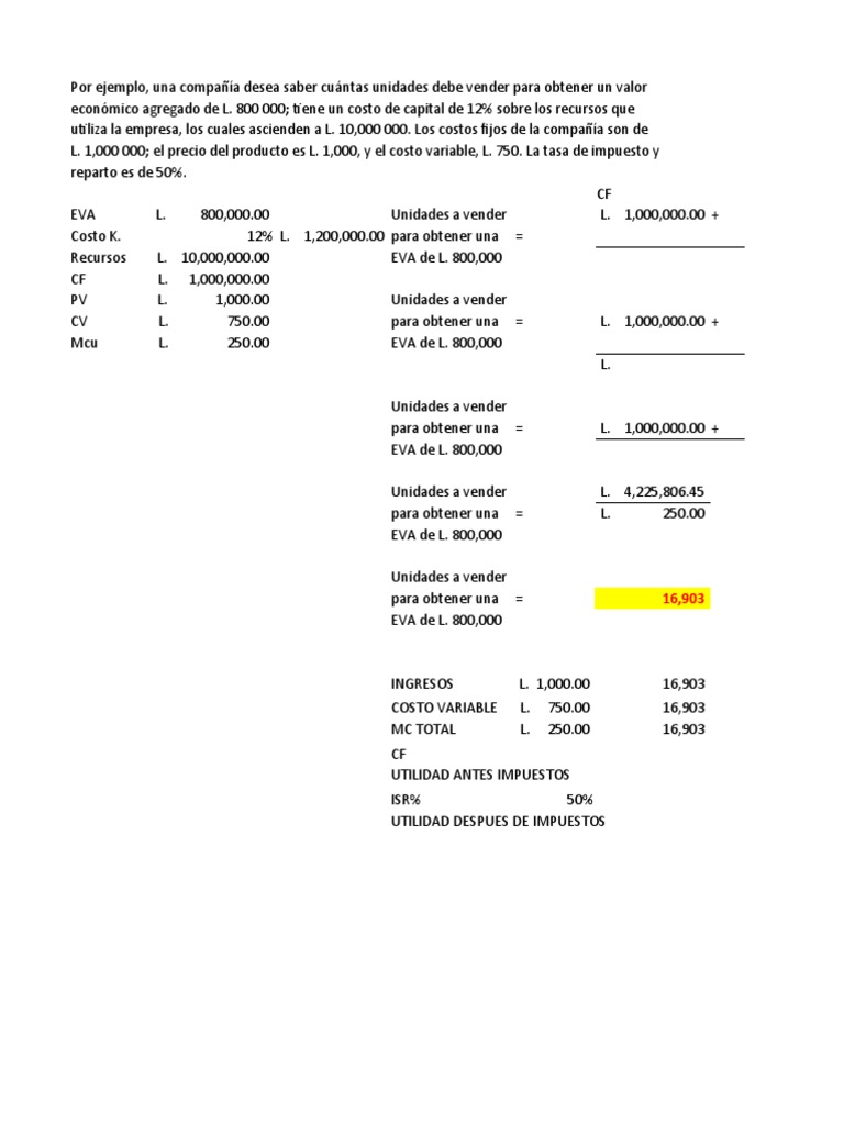 Tema Costo Volumen Utilidad Parte 2 Pdf Economias Business