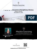 Engaging Adolescents in Disciplinary Literacy 12