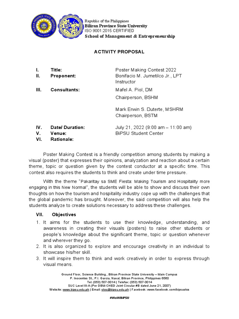 Poster Making Contest | PDF