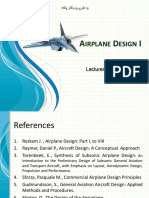 Irplane Esign: Lecturer: Dr. H. Alisadeghi