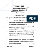 37 CSM Compulsory P V General Studies II