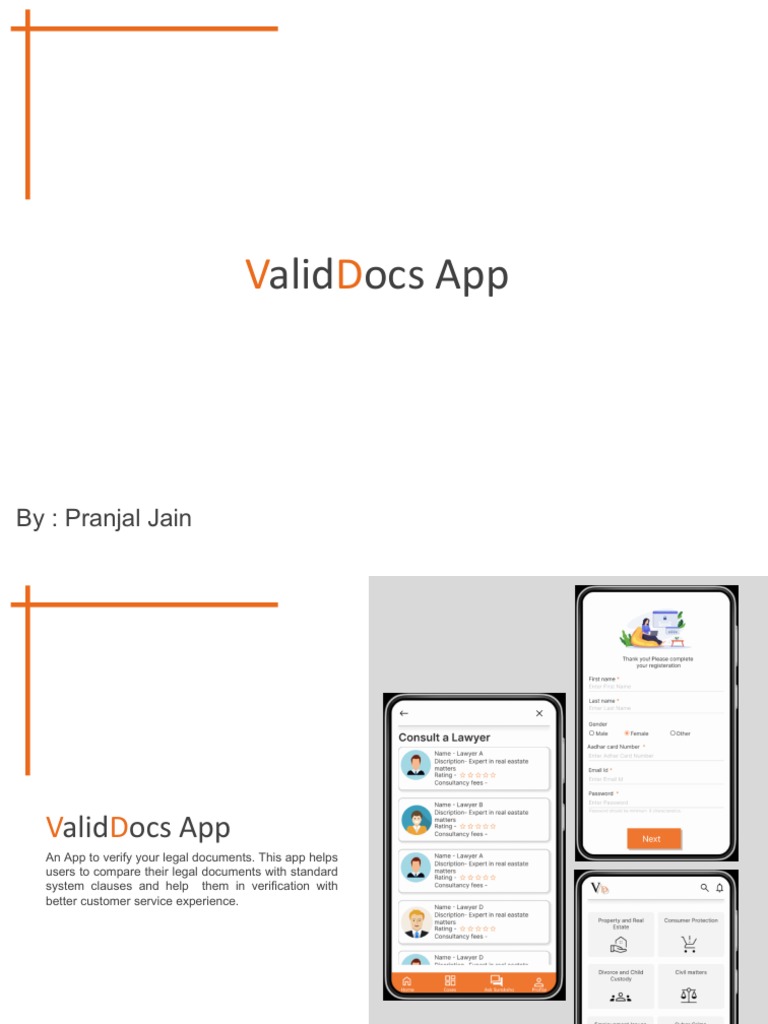 Portfolio Valid Docs App | PDF | Usability