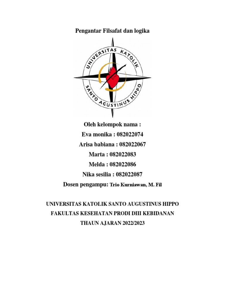 Pengantar Filsafat Dan Logika Pdf