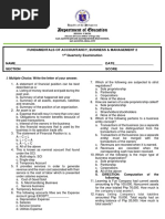 1st Quarterly Exam FABM 2