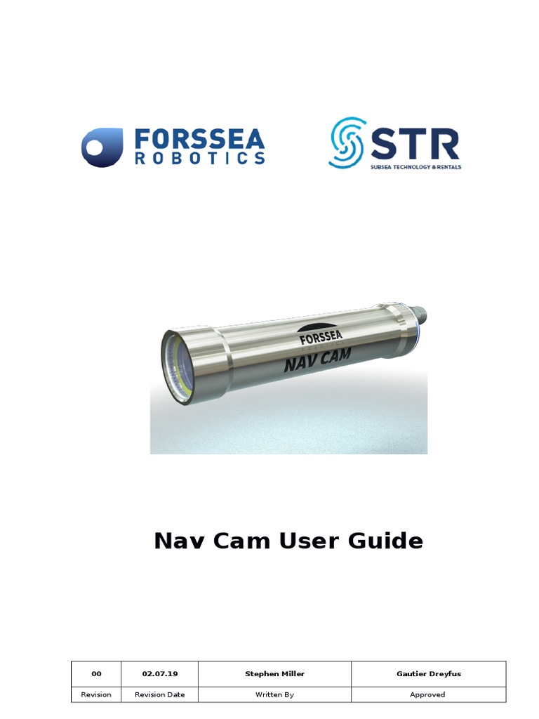 Forrssea Nav Cam User Guide PDF Embedded System User Interface
