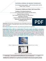 Evaluation of Quality Parameters of Refractory Fabric With Natural Fiber