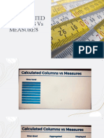 Calculated Columns Vs Measures