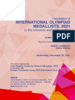 Infosys Olympiad Award Function 2021 Brochure